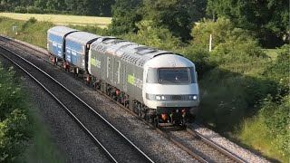 Back to Back HST Powercars with stock in tow Railadventure 43s head to Long Marston [upl. by Carrelli107]