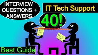 40 IT Tech Support Interview Question And Answers Sys Admin  Light Networking [upl. by Girish]