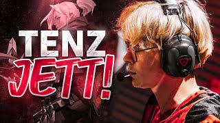 Best of SEN TenZ JETT PLAYS in Ranked [upl. by Ahsinor]