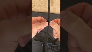 How I make a paracord bullwhip  The second belly bullwhip whip shorts whipcracking diy short [upl. by Aivull731]