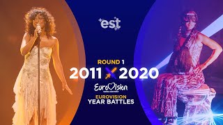 Eurovision Song Contest 20092021  2011 Vs 2020  Voting Results  Battles [upl. by Pippo]