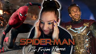 SpiderMan Far From Home 2019 ✦ MCU First Time Watching Reaction ✦ How many times was I tricked [upl. by Ettennad]