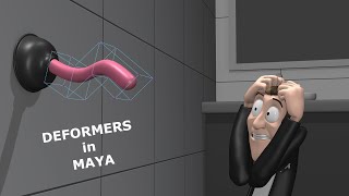 Using Deformers in Animation  Autodesk Maya [upl. by Adnoval]