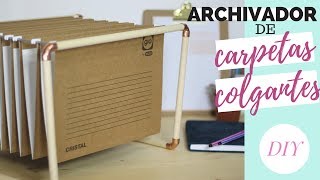 Archivador de carpetas colgantes  DIY [upl. by Kolva]