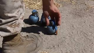 GRENADE Marine Corps LiveFire Grenade Training warfighters [upl. by Manvil]