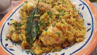 Arroz con pollo en 5 pasos [upl. by Atalee]