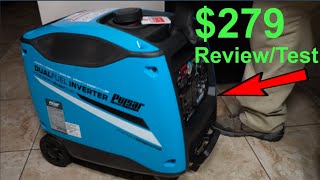 279 Pulsar 4500 Watt Inverter Generator ReviewTEST [upl. by Muscolo]