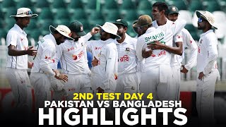 Full Highlights  Pakistan vs Bangladesh  2nd Test Day 4 2024  PCB  M8A1K [upl. by Elijah]