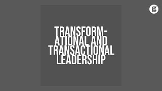 Transformational and Transactional Leaders [upl. by Tad206]