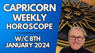 Capricorn Horoscope Weekly Astrology from 8th January 2024 [upl. by Karame587]