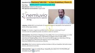 NEMLUVIO® nemolizumabilto treatment of adults with prurigo nodularis [upl. by Marlyn681]