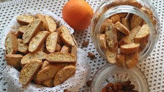 Biscotti buoni e facili da fare deliziosi CANTUCCI alle mandorle [upl. by Brozak357]