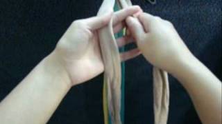 2strand rope braid technique [upl. by Greenlee]