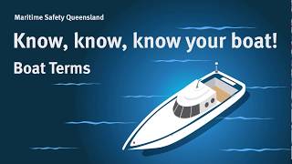 Maritime Safety Queensland  Boat Terms [upl. by Immas669]