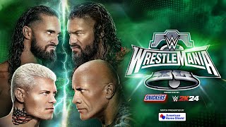 Cody Rhodes amp Seth “Freakin” Rollins vs The Rock amp Roman Reigns WrestleMania XL Hype Package [upl. by Htenywg]