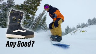 Are these snowboard boots worth THE HYPE   Vans Infuse Review [upl. by Haidabo]