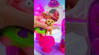 Satisfying With Unboxing amp Review Miniature Puppy Bathing Playset Video ASMR No Music asmr [upl. by Nevai488]