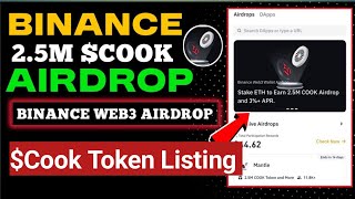 Binance Web3 Wallet Exclusive Rewards 😱 Stake ETH on Mantle to share 25M COOK Token Airdrop 🤑 [upl. by Ader449]