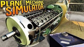 Repairing WW2 Era Planes But I know Nothing About Plane Mechanics  Plane Mechanic Simulator [upl. by Anilahs]