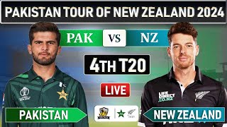 PAKISTAN vs NEW ZEALAND 4th T20 MATCH LIVE COMMENTARY  PAK vs NZ LIVE  TOSS [upl. by Jews875]