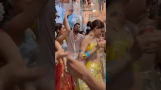 Ananya Panday’s FUN dance with Hardik Pandya during Anant Ambani amp Radhika’s baraat 😍 shorts [upl. by Ayita]