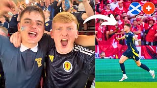 INCREDIBLE SCENES as SCOTLAND Keep Hopes ALIVE v Switzerland 🔥 [upl. by Nepean616]