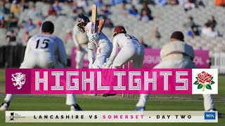 HIGHLIGHTS Lancashire fight hard on day two [upl. by Aisela]