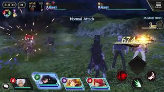 Tales of Crestoria Battle Gameplay [upl. by Apollo]