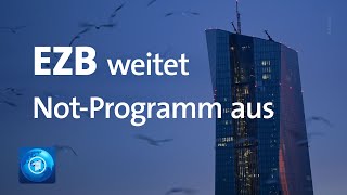 EZB stemmt sich mit weiteren Milliarden gegen CoronaKrise [upl. by Nibaj]