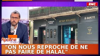 quotOn nous reproche de ne pas faire de halalquot  témoigne un boulanger victime de violences verbales [upl. by Eendys529]