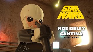 Star Wars Cantina Song  Mos Eisley Cantina MUSIC VIDEO LEGO Star Wars [upl. by Nicholl]