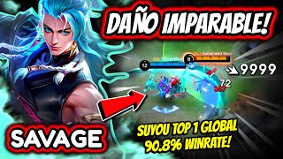 ¡ASI JUEGA EL MEJOR SUYOU DEL MUNDO SUYOU TOP 1 GLOBAL 908 WINRATE  MOBILE LEGENDS [upl. by Aselehc]