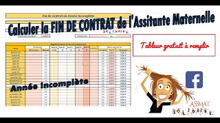 Fin de contrat en année incomplète [upl. by Atla]