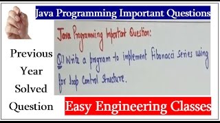 Java Program to Implement Fibonacci Series using For Loop Control Structure [upl. by Laersi]