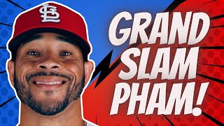 Tommy Pham Grand Slam Cardinals Win Dylan Carlson Traded Lets Discuss [upl. by Aicilra]