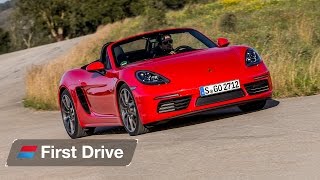 Porsche 718 Boxster first drive review Now with a Subaru soundtrack [upl. by Nerin239]