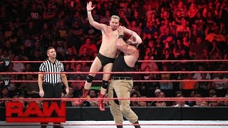 Insane Braun Strowman vs Bronson Reed Battle  RAW Highlights wwe [upl. by Notsew]