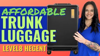 Best affordable trunk luggage The Level 8 Hegent Luggage Review [upl. by Atinaujnas540]