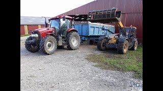 GOPRO  Chargement et Transport de fumier 2017  Case IH Maxxum 125  Benne Duchesne [upl. by Aviva]