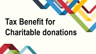 Tax Benefit for Charitable donations  Section 61 Charitable donations [upl. by Aremmat]