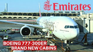 EMIRATES Brand New BOEING 777300ER Economy  Dubai  Nice  Flight Review [upl. by Yrolam16]