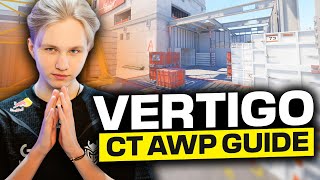 How to AWP on Vertigo CT Side Like the Pros  CS2 Guide [upl. by Dasya]