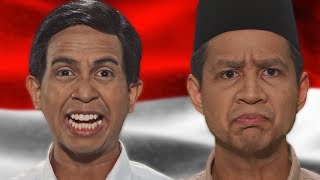 SkinnyIndonesian24  Prabowo VS Jokowi  Epic Rap Battles Of Presidency [upl. by Acinehs]