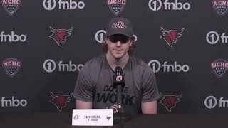 32024  Omaha Hockey Weekly Press Conference Zach Urdahl [upl. by Albur]