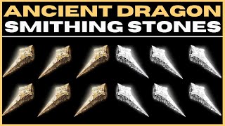 Elden Ring DLC All Ancient Dragon Smithing Stone Locations [upl. by Simaj502]