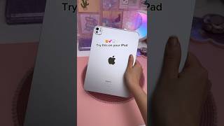 Try this on your iPad 🤯💕 hidden tips amp tricks  apple iPad Pro 2024 [upl. by Prosser]