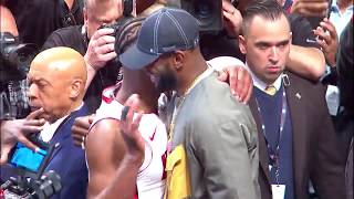 LeBron James Chris Paul amp Carmelo Anthony SHOW LOVE at Dwyane Wades LAST GAME [upl. by Lapotin]