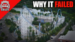 FAILED Roller Coasters Shockwave at Six Flags Great America [upl. by Geehan128]