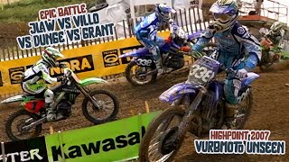 JLaw v Dungey v Villopoto AMAZING 2007 High Point Battle [upl. by Roslyn]