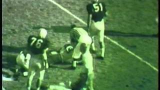 Oklahoma vs Notre Dame  1957 classic clips from 111657 [upl. by Bruckner977]